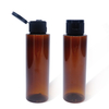 100ml Amber Cylinder Bottle with Black Flip Top Cap