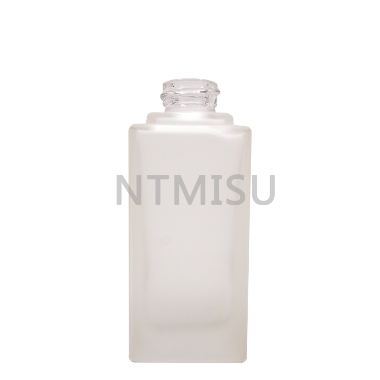  Black Gold White 30ml Aluminum Cover Matte Perfume Glass Bottle with Sprayer Pump
