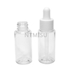 30ml Clear Plastic Cylinder Bottle with Dropper
