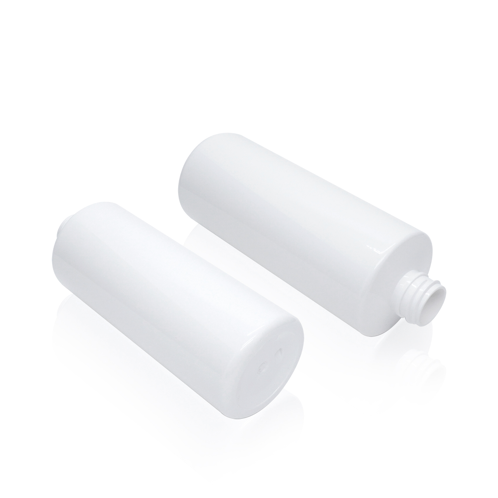 500ml Cylinder Bottle with Bamboo Lotion Pump