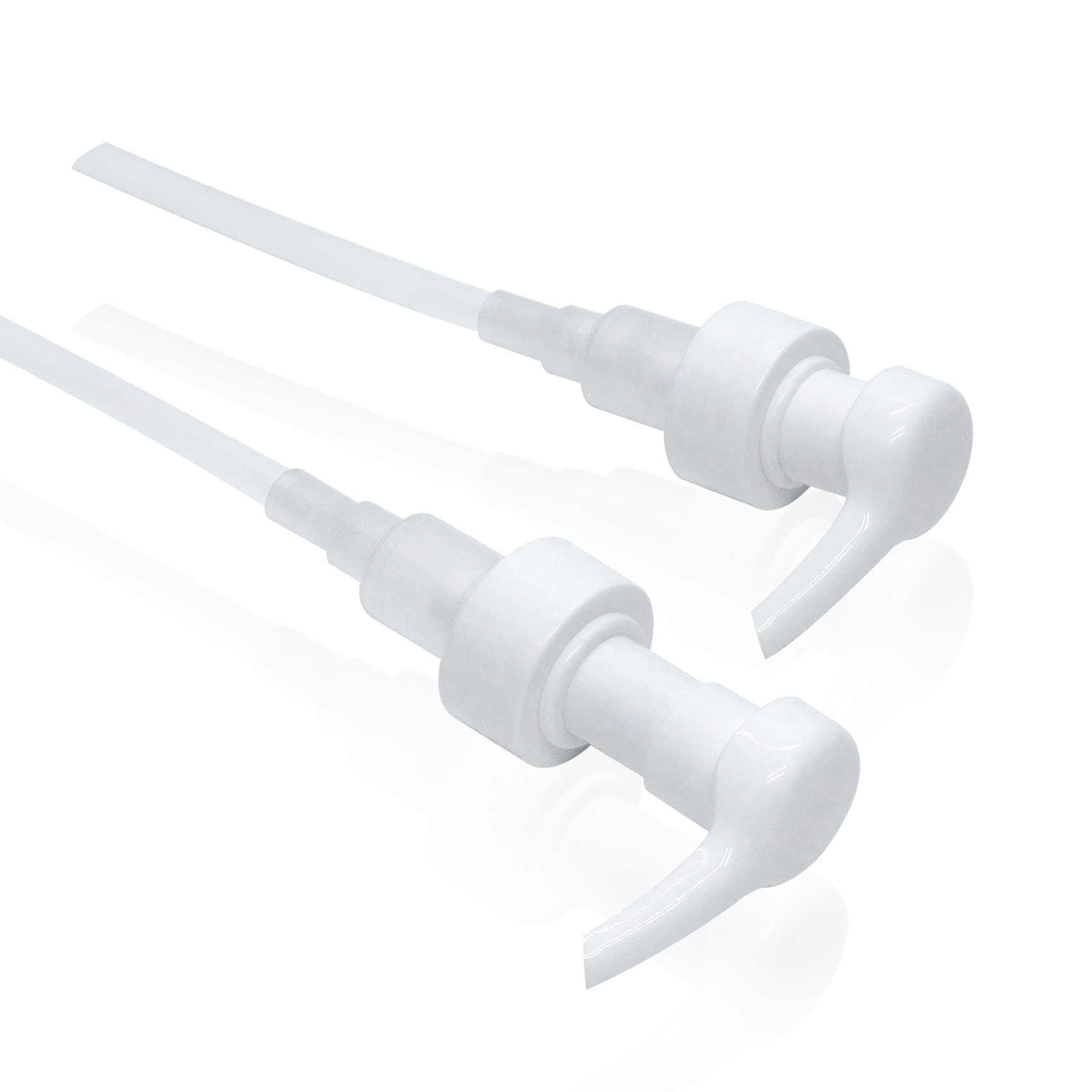 32mm White Smooth Outside Spring Lotion Pump