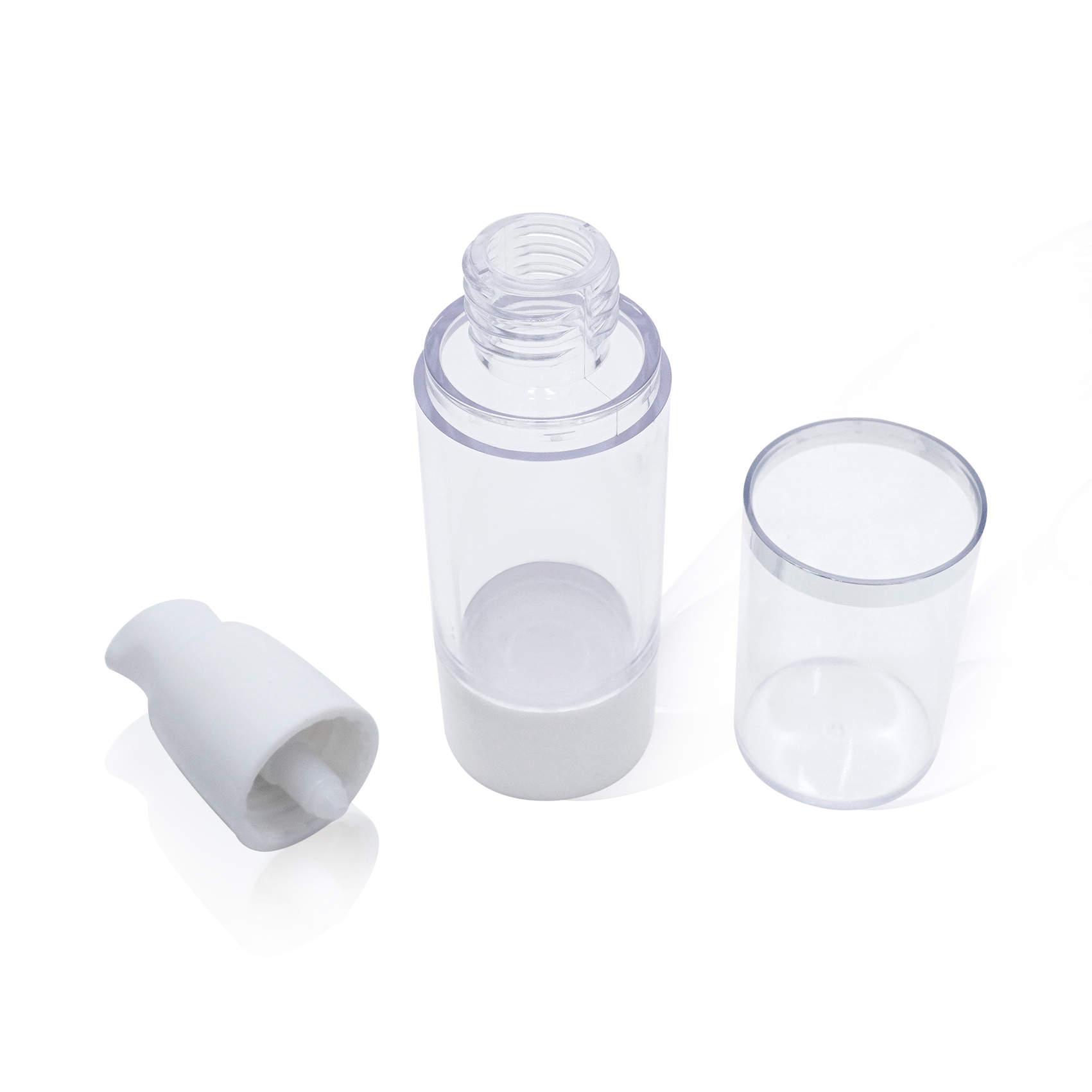 30ml Transparent Airless Bottle Treatment Pump Bottle
