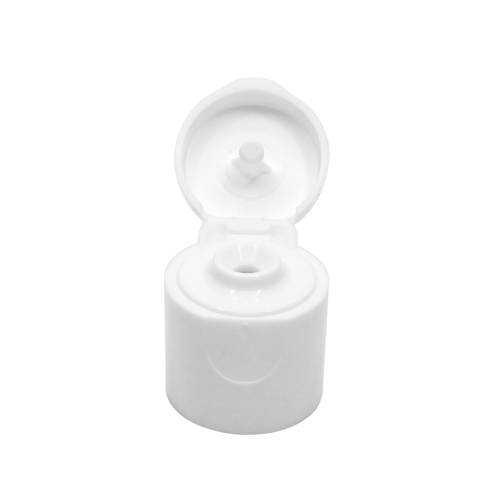 15mm Plastic White Flip Top Cap