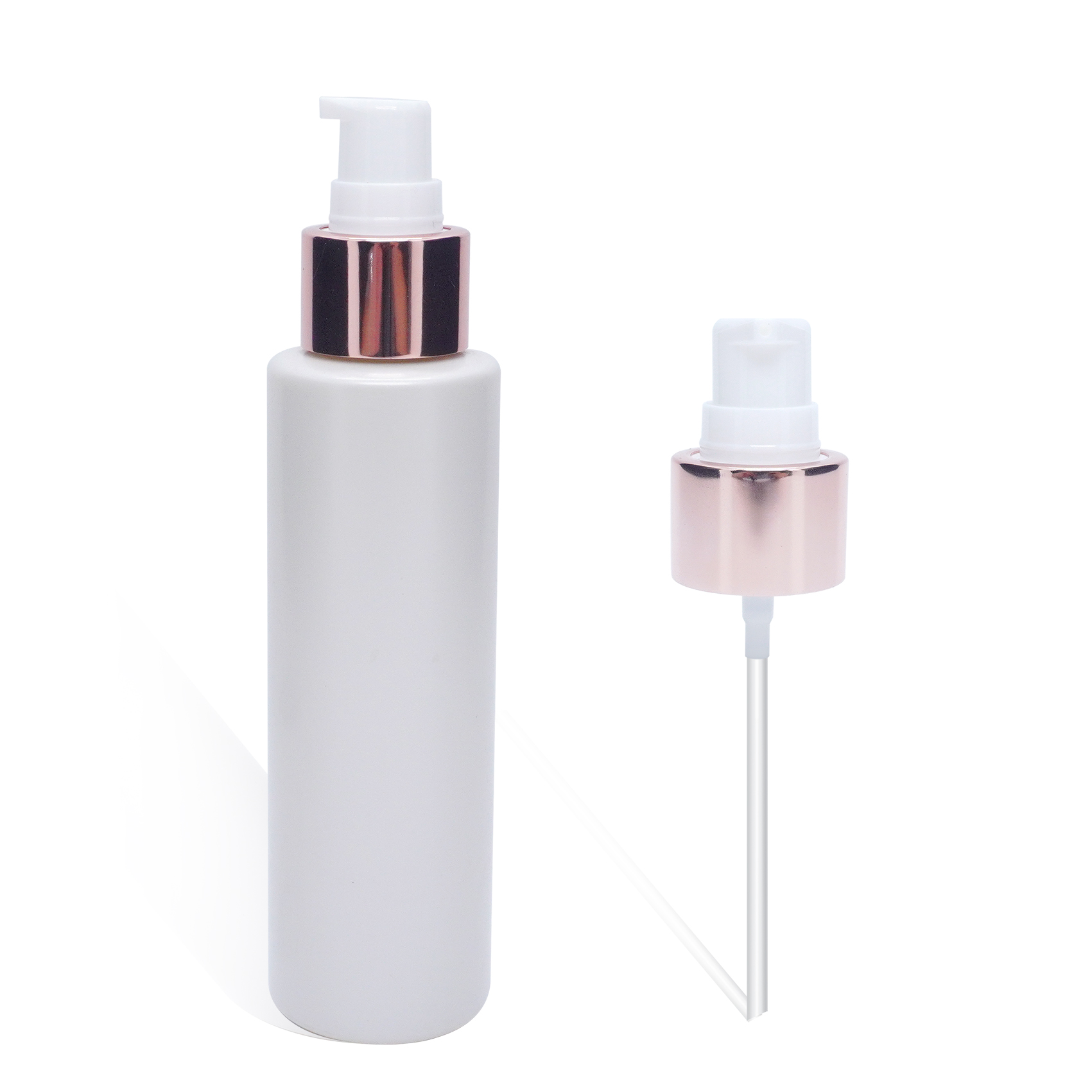 24 410 Rose Gold Aluminum Cream Pump