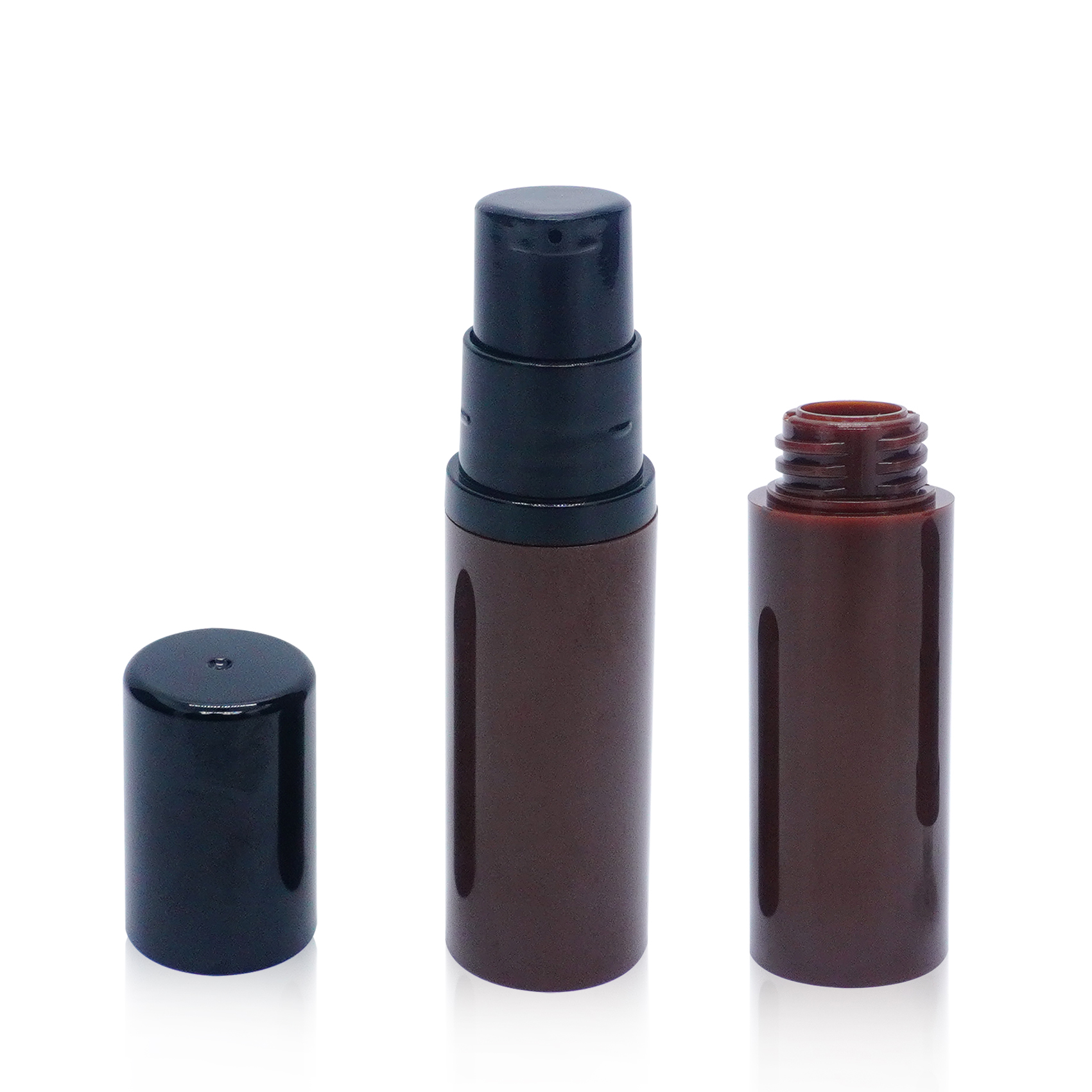 5ml Airless Amber Bottle with Cap