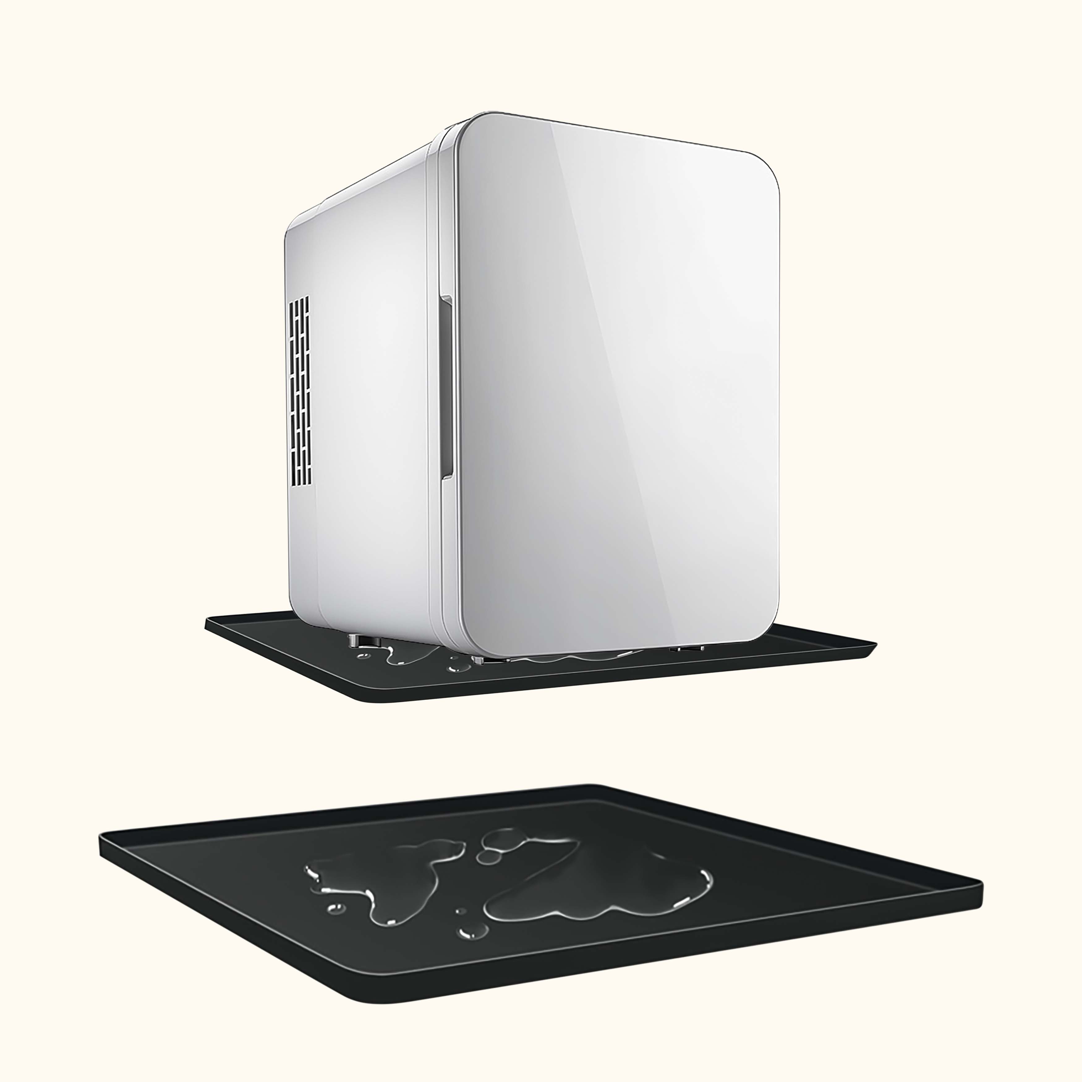 Silicone Refrigerator Mat Prevent Water Leakage Black Under Refrigerator Mat Mini Fridge Silicone Mat