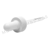 24 410 White Plastic Dropper Marked with Scale