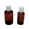 50ml 100ml Empty Amber Plastic PET Bottle for Cosmetic Packaging