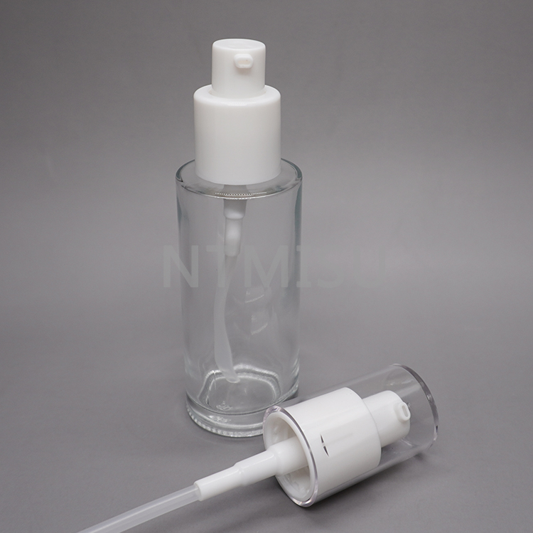 Plastic White Cream Pump Dispenser Treatment Pump Cosmetics Package