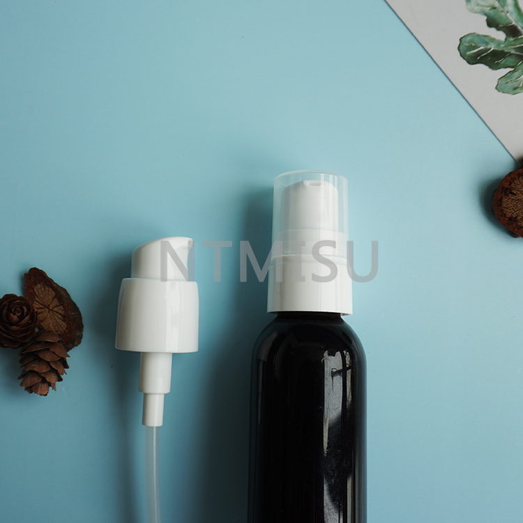  Spring External Cream Pump Treatment Pump with White Half Cover