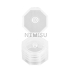 Clear Plastic Smooth Polygon Flip Top Cap