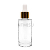 18 410 gold aluminum dropper for glass bottle