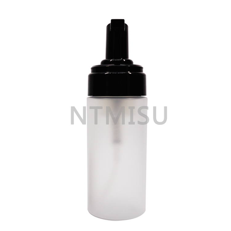 Matte Clear Plastic Foam Bottle with Pump