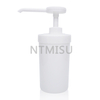 Plastic Sticky Sauce Pump Dispenser with PET Plastic 16.6oz 500ml Container Bottle