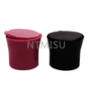 24 410 PP Black And Burgundy Non Spill Bottle Caps For Cosmetic