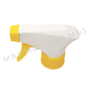 28 410 White and Yellow Ribbed Plastic Square Trigger Sprayer Pump for Garden Watering