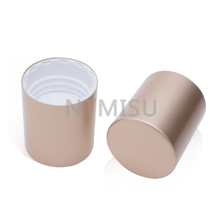  24 410 aluminum plastic champagne screw cap cover for bottles