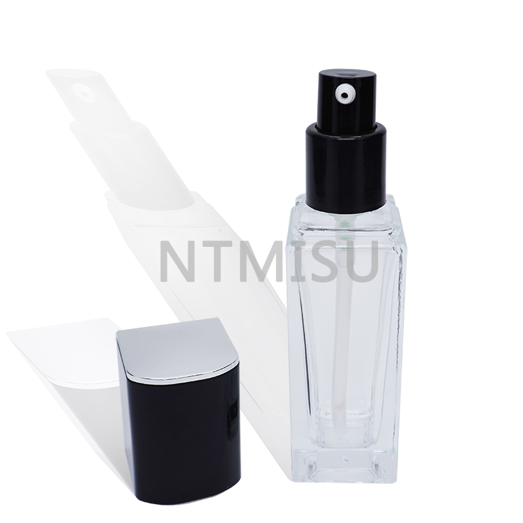 Plastic Shiny Gold Aluminum Liquid Treatment Pump Cream Pump