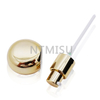 18 410 Oval Shape Luxury Gold Cream Pump Treatment Pump for Cosmetic 