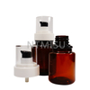 Amber Plastic Bottle with Lotion Pump Cosmetic Emulsion Bottle for Skin Care