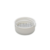 33 410 white plastic ribbed screw cap 