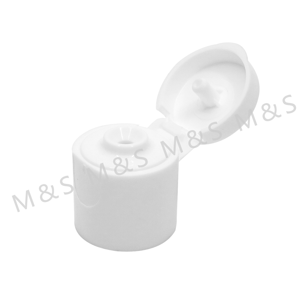 15mm White Plastic Flip Top Cap for Bottle
