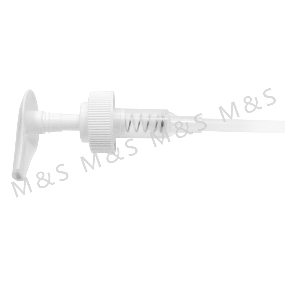 28 400 up and down lock white plastic screw lotion pump