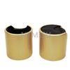 Professional Manufacture 24 410 Matte Black and Gold Aluminum Disc Top Screw Cap