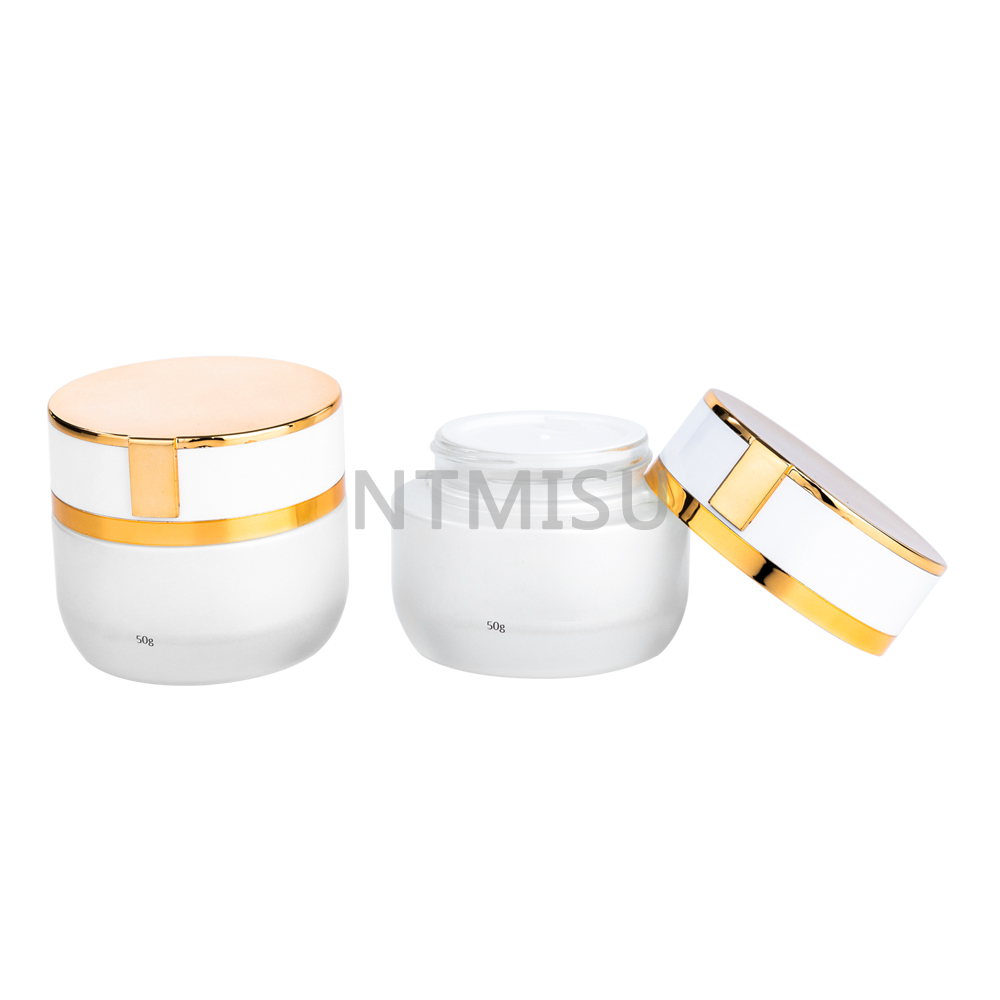 50g High Quality Cream Jar Lotion Glass Bottle