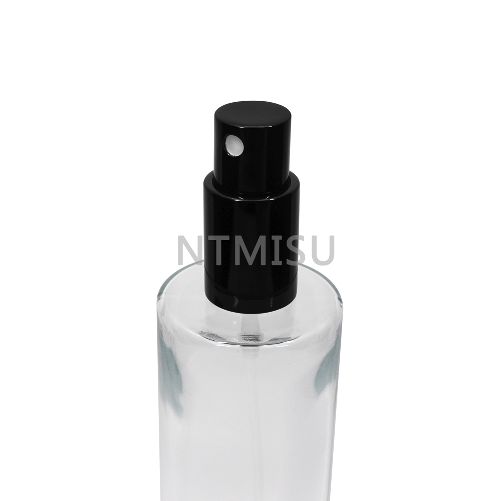 Hot Selling 18mm Shining Black Smooth Closure Mist Pump Fine Mist Sprayer