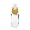 20mm Aluminium Shinny Yellow Dropper for Glass Bottle