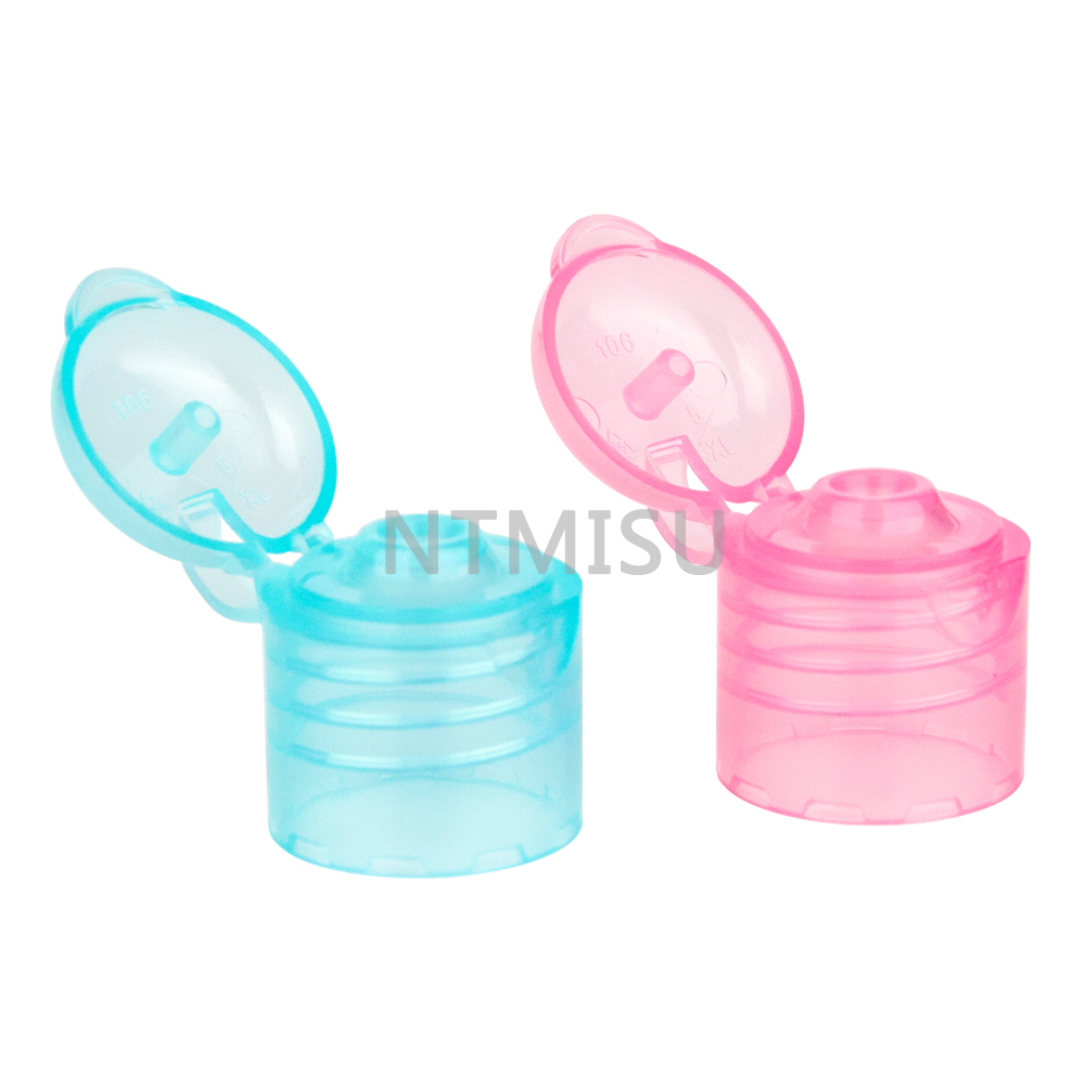 18 410 Plastic Smooth Screw Shampoo Flip Top Cap 