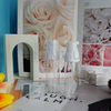 60 Ml Pure White Natural Plastic Fine Mist Sprayer Bottle Sets