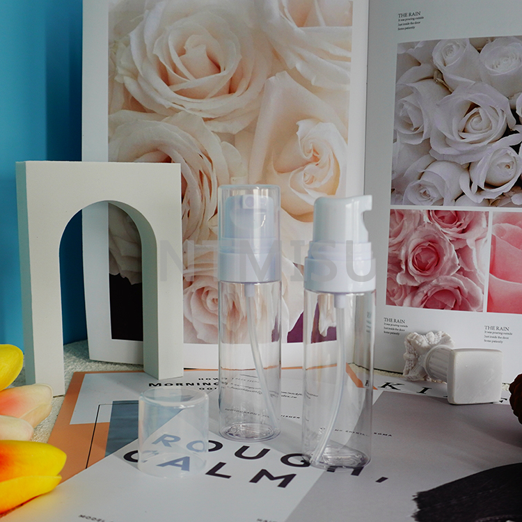 60 Ml Pure White Natural Plastic Fine Mist Sprayer Bottle Sets