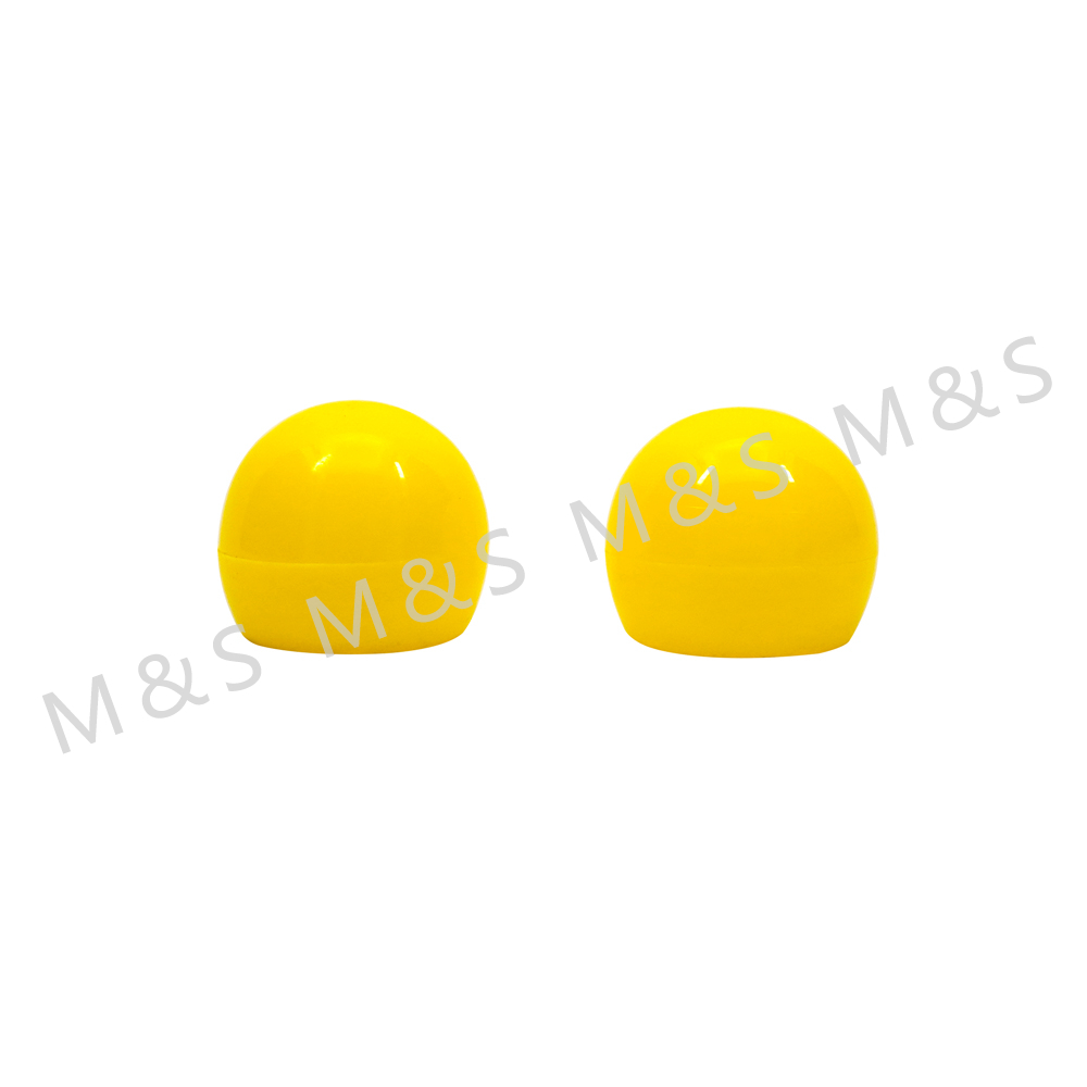 18mm New Product Plastic Yellow Round Cap Plastic Cover