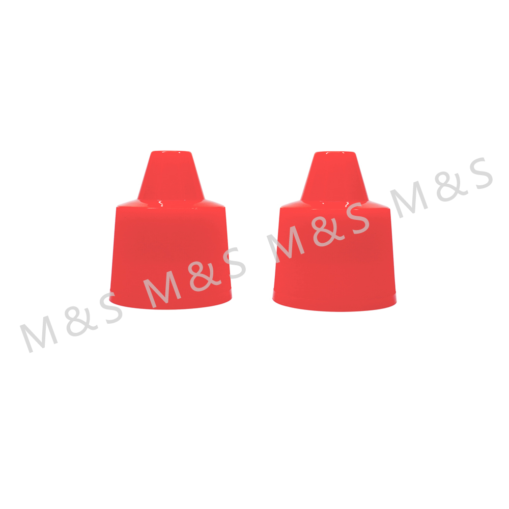 30mm Red Plastic Smooth Shampoo Top Cap for Bottle
