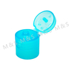 20 410 Blue Flip Top Cap Lids for Cosmetic Bottle