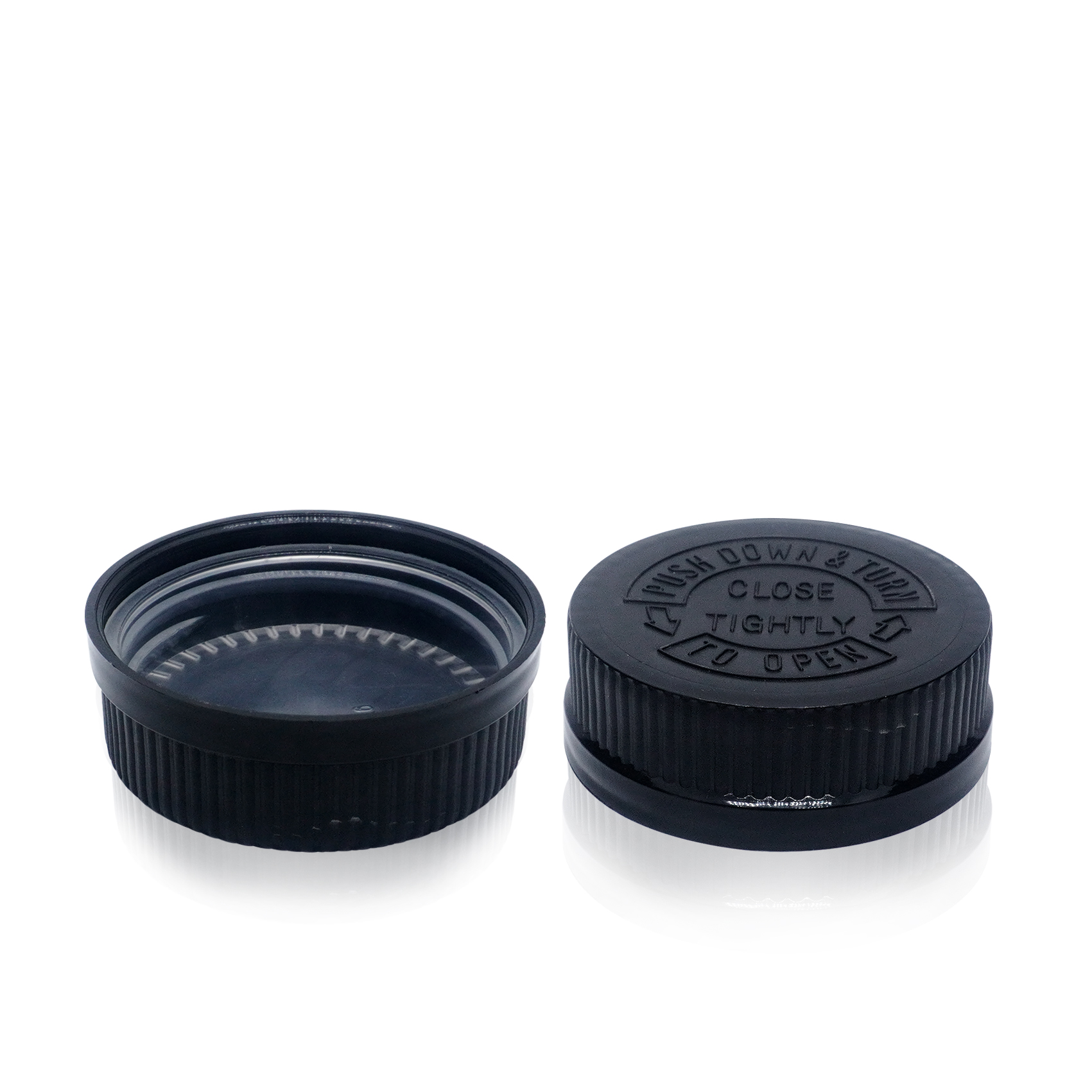 44mm Pressure Screw Cap Plastic Bottle Cap Childproof Cap