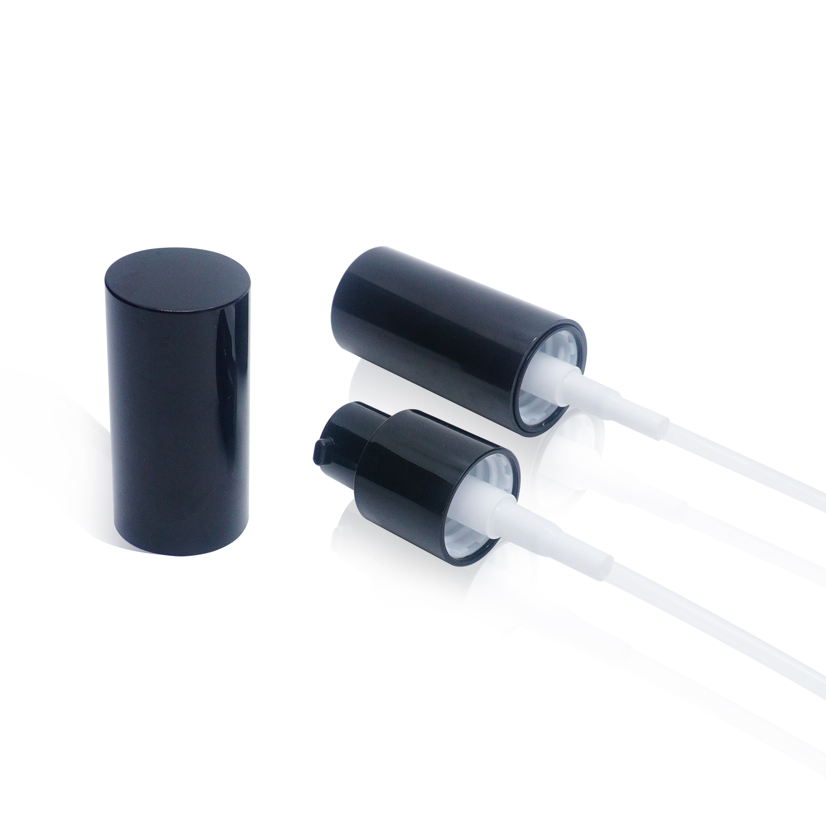 18 410 Press Type Pump Cream Pump with Black Plastic Full Cover