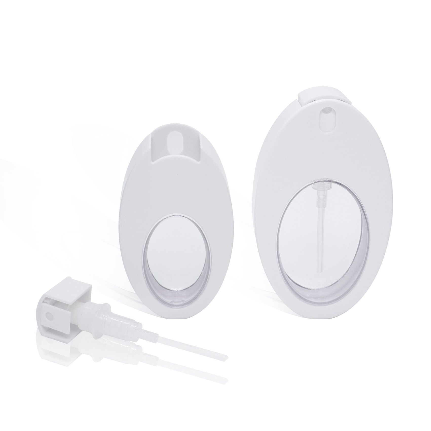 30ml 50ml Oval Perfume Spray Bottle Card Sprayer