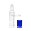 8ml Roller Ball Glass Bottle With Blue Cap For Screw Closure