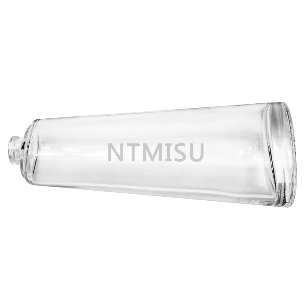 Irregular Shape Clear 100ml Empty Perfume Glass Bottle
