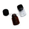 Amber Mini Glass Sample Bottle