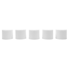 China 18 410 White Plastic Smooth Screw Cap for Cosmetics