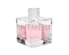 Clear 50ml Empty Square Perfume Glass Bottle