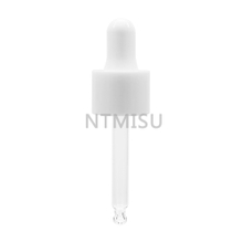 20mm White Regular Silicone Dropper for Bottle