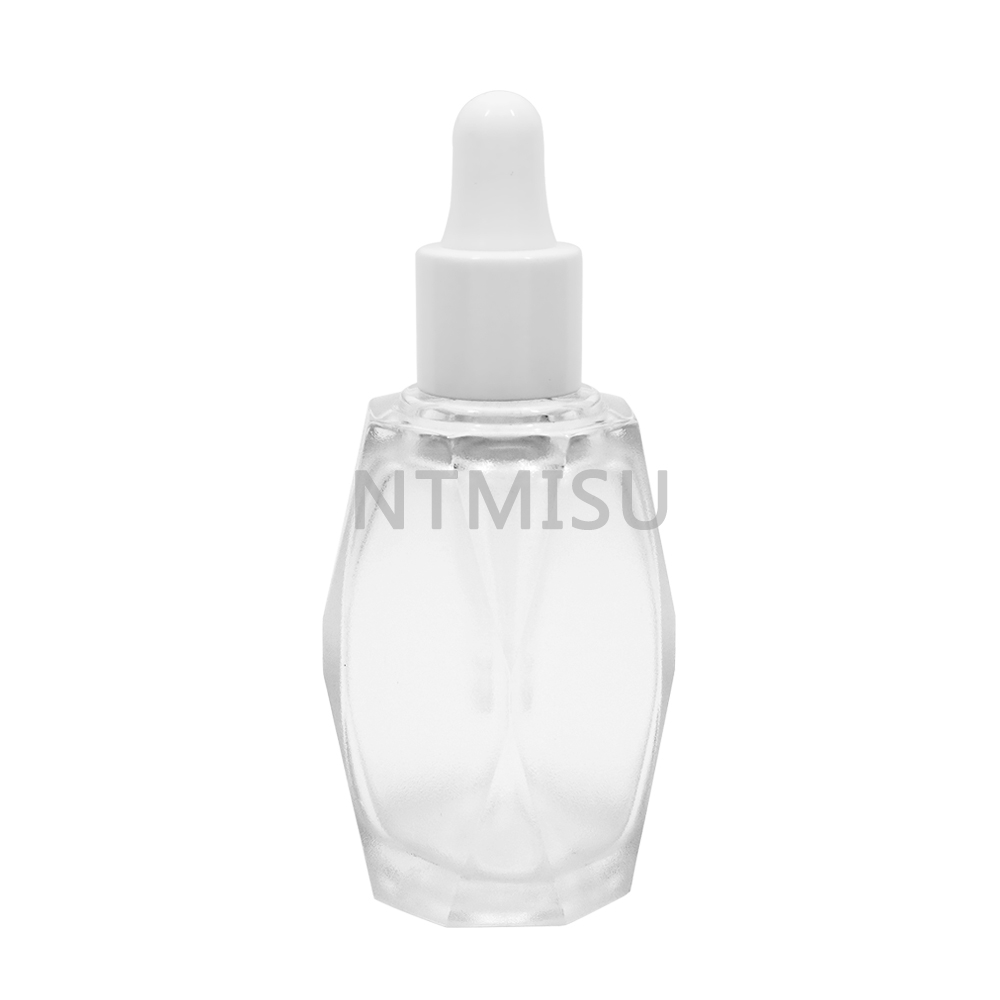 13mm White Plastic Dropper For Glass Bottle
