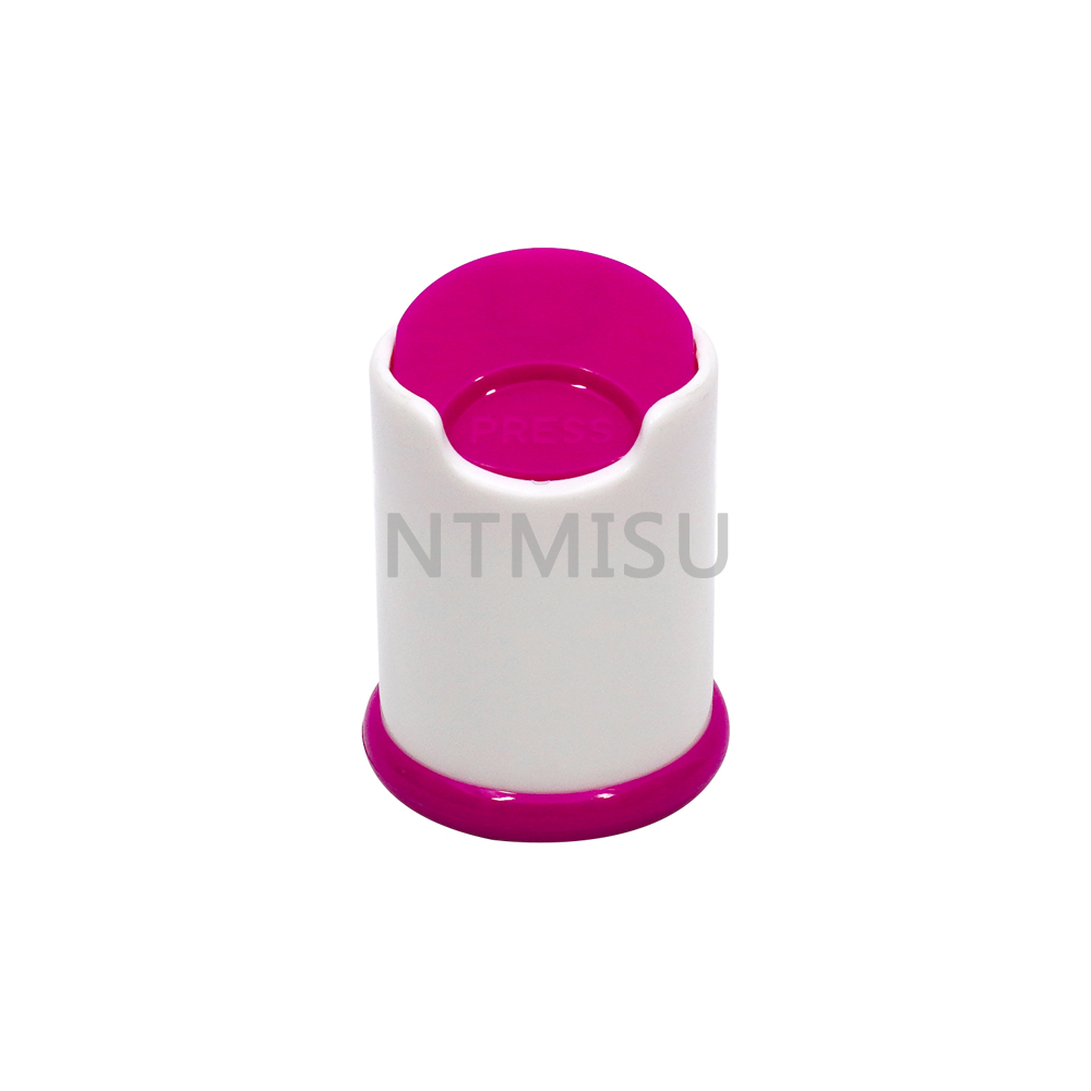 New Design Wholesale 24mm Red and White Press Disc Top Plastic Caps for Bottles