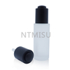 Professional Manufacture 18 410 Matte Black Press Dropper For Essential Oil Bottle