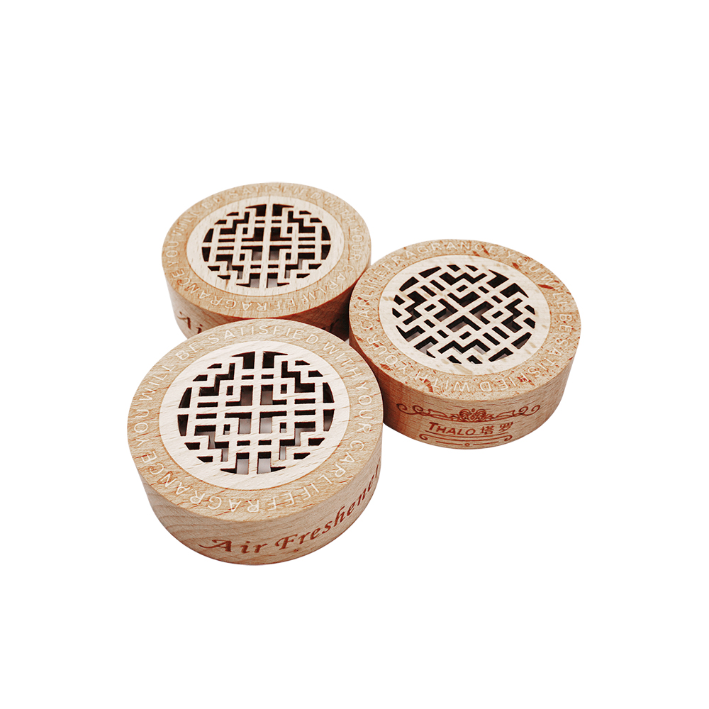 Aromatherapy Bamboo Boxes Round Lettering Wooden Box